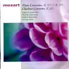 [중고] Eugenia Zukerman, Robert Marcellus / Mozart : Flute Concerto No.1 K.313 &amp; No.2 K.314, Clarinet Concerto K.622 (수입/sbk62424)