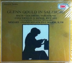 [중고] Glenn Gould / Glenn Gould In Salzburg - Bach : Goldberg Variations, Mozart : Piano Sonata In C Major (skcdl0260)