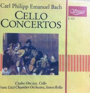 Csaba Onczay / Bach : Cello Concertos (수입/미개봉/e523)