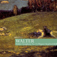 [중고] Bruno Walter / Mahler : Symphony No.4, Wagner : Siegfried Idyll (수입/cdo1050)
