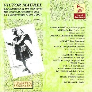 Victor Maurel / The Baritone of the late Verdi (수입/미개봉/va1112)