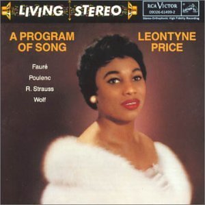 [중고] Leontyne Price / Leontyne Price - A Program of Song (수입/09026614992)