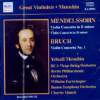[중고] Yehudi Menuhin / Violin Concertos (수입/8110991)