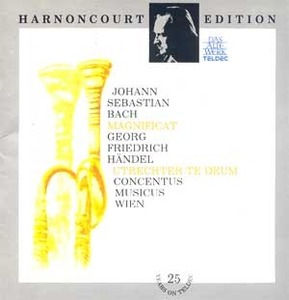 [중고] Nikolaus Harnoncourt / Bach : Magnificat, Handel : Utrechter Te Deum (842955)
