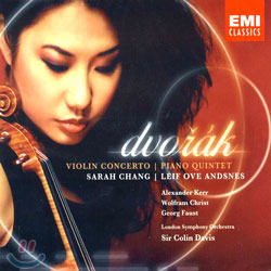 [중고] 장영주 (Sarah Chang), Colin Davis / Dvorak : Violin Concerto, Piano Quintet (ekcd0600)