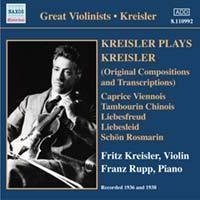[중고] Fritz Kreisler, Franz Rupp / Kreisler Plays Kreisler (수입/8110992)