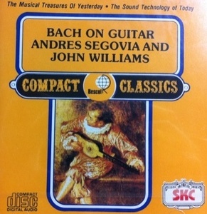 Andrea Segovia And John Williams / Bach On Guitar (미개봉/skcdl0081)