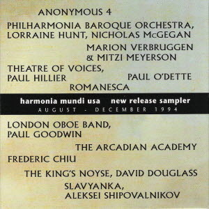 V.A. / Harmonia Mundi USA New Release Sampler (수입/미개봉/Digipack/hmu907703)
