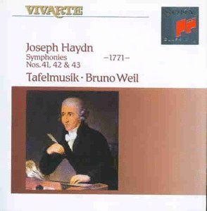 [중고] Bruno Weil / Haydn : Symphonies Nos41-43 &#039;mercury&#039; (cmc8013)