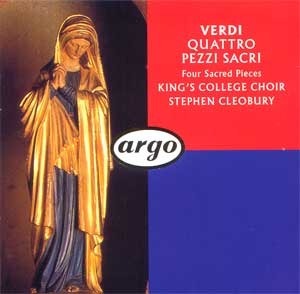 [중고] Stephen Cleobury / Verdi: Quattro Pezzi Sacri (수입/4254802)