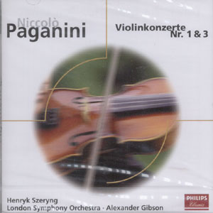 [중고] Henryk Szeryng / Paganini : Violin Concerto No.1 &amp; 3 (수입/4681732)