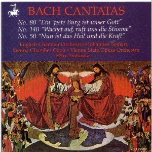 [중고] Johannes Somary, Felix Prohaska / Bach : Cantatas Nos. 80, 140, 50 and 29 (skcdl0316)