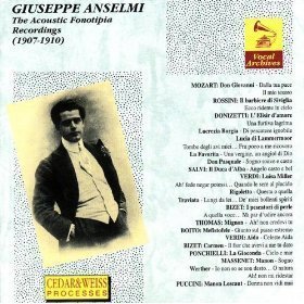 Giuseppe Anselmi / The Acoustic Fonotipia Recordings (수입/미개봉/va1116)