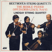 [중고] Lindsay String Quartet / Beethoven: String Quartets No.7, 9, 10 &amp; 11 (3CD/skcdl02213