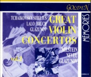 [중고] V.A. / The Great Violin Concertos, Vol. 2 - Music of Tchaikovsky, Sibelius, Lalo, Bruch &amp; Glazinov (수입/2CD/gm301112)