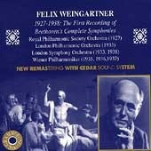 Felix Weingartner / First Recording Beethoven&#039;s Complete Symphonies (수입/미개봉/5CD Boxset/ab7801216)