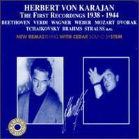 Herbert von Karajan / The First Recordings 1938-1944 (수입/미개봉/6CD Boxset/ab7802631)
