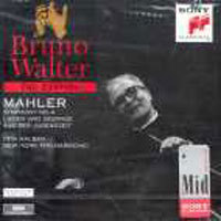 [중고] Bruno Walter, Desi Halban / Mahler : Symphony No4, Lieder (수입/smk64450)