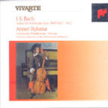 [중고] Anner Bylsma / Bach : 6 Cello Suites (2CD/cc2k7280/s2k48047)