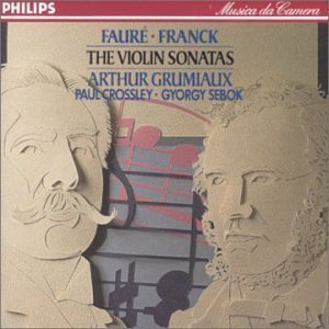 [중고] Arthur Grumiaux, Paul Crossley, Gyorgy Sebok / Faure, Franck : Violin Sonatas (dp1760)