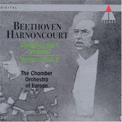 [중고] Nikolaus Harnoncourt / Beethoven : Symphonies Nos.6 &#039;Pastorale&#039; &amp; 8 (수입/9031757122)