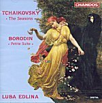 [중고] Luba Edlina / Tschaikowsky : The Seasons Op.37A, Borodin : Petite Suite (수입/chan9309)