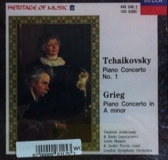 [중고] Vladimir Ashkenazy, Radu Lupu, Andre Previn / Tchaikovsky : Piano Concerto No.1, Grieg : Piano Concerto In A Minor (4405402)