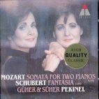 [중고] Guher &amp; Suher Pekinel / Mozart : Sonata K.448 ; Schubert : Fantasia Op.103 (수입/4509974802)