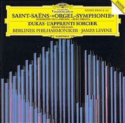 [중고] James Levine / Saint-Saens: Symphony No.3 &#039;Organ&#039; Op.78, Paul Dukas : L&#039;Apprenti sorcier (dg0324)