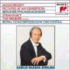 Carlo Maria Giulini / Mussorgsky, Stravinsky : Pictures At An Exhibition, The Firebird (미개봉/cck7119)