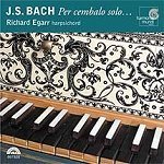 [중고] Richard Egarr / Bach : Per Cembalo solo... (수입/hmu907329)