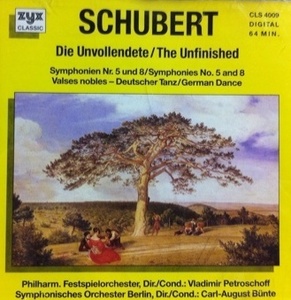 [중고] Vladimir Petroschoff, Carl-august Bunte / Schubert : Die Unvollendete, The Unfinished (수입/cls4009)