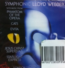 Symphonic Lloyd Webber / Phantom Of The Opera, Cats, Evita (미개봉/bmgcd9981)