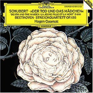 [중고] Hagen Quartett / Schubert : Der Tod und Das Madchen D810, Beethoven : Streichquartett Op.135 (dg0383)