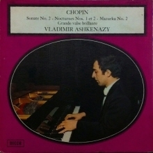 [중고] [LP] Vladimir Ashkenazy / Chopin : Sonate No.2, Nocturnes Nos. 1 et 2, Mazurka No.2 (수입/7150)