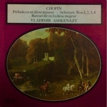 [중고] [LP] Vladimir Ashkenazy / Chopin : Prelude En Ut Diese Mineur, Scherzos Nos.1, 2, 3, 4 (수입/sxl6334)