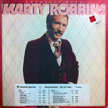 [중고] [LP] Marty Robbins / Greatest Hits Marty Robbins (수입/홍보용)