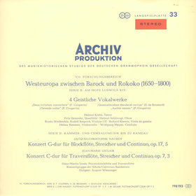 [중고] [LP] Helmut Kreds/ 4 Geistliche Vakalwerke (수입/198193)