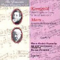 [중고] Marc-Andre Hamelin, Osmo Vanska / Korngold &amp; Marx : Piano Concertos (cda66990)