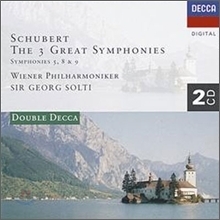 [중고] Georg Solti / Schubert : Symphonyies No.5 D485, No.8 D.459 &#039;Unfinished&#039;, No.9 D.944 &#039;Great&#039; (2CD/수입/4489272)