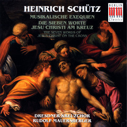 [중고] Rudolf Mauersberger / Schutz : Funeral Music, Seven Last Words of Christ on the Cross (수입/0020372bc)