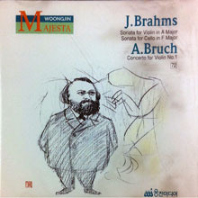 [중고] V.A. / J. Brahms : Sonata For Violin in A Major, Sonata For Cello In F Major; Bruch : Concerto For Violin No.1 (72)