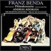 Andras Adorjan / Benda: Flute Concertos (수입/미개봉/c151101a)