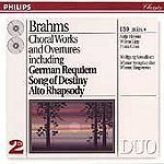Wolfgang Sawallisch / Brahms : Choral Works And Overtures - German Requiem, Song of Destiny, Alto Rhapsody (미개봉/2CD/dp2744)