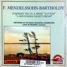 Louise De Froment / Mendelssohn : Symphony No.3 &quot;Scottish&quot; etc. (미개봉/sxcd5159)