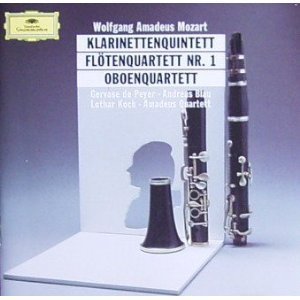 Amadeus Quartet, Gervase de Peyer, Lothar Koch, Andreas Blau / Mozart - Clarinet Quintet, Flute Quartet, oboe quartet (수입/미개봉/4298192)