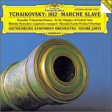 [중고] Neeme Jarvi / Tchaikovsky : Ouverture 1812, Slavonic MarchOp.31, Rimsky-Korsakov : Russian Easter Festival Overture Op.36, Capriccio Espagnol Op.34 (dg0930)