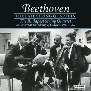 Budapest String Quartet / Beethoven : Late String Quartets (3CD/수입/미개봉/bridge9072)