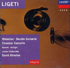 David Atherton / Ligeti : Melodien; Double Concerto; Chamber Concerto; 10 Pieces for wind quintet  (수입/미개봉/4256232)