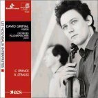 David Grimal, Georges Pludermacher / R.Strauss, C.Franck : Violin Sonatas (수입/미개봉/hmn911681)
